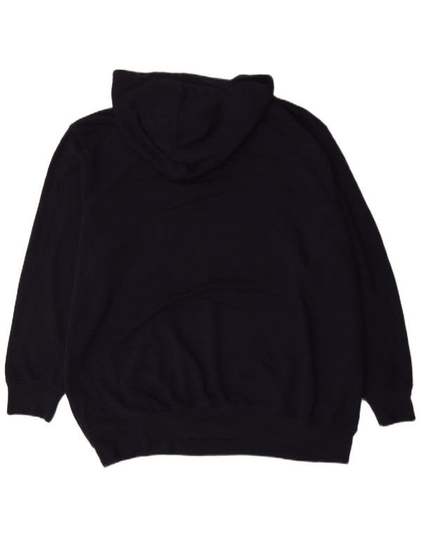 Jack & Jones Herren-Kapuzenpullover mit Grafik, 2XL, Marineblau, Baumwolle