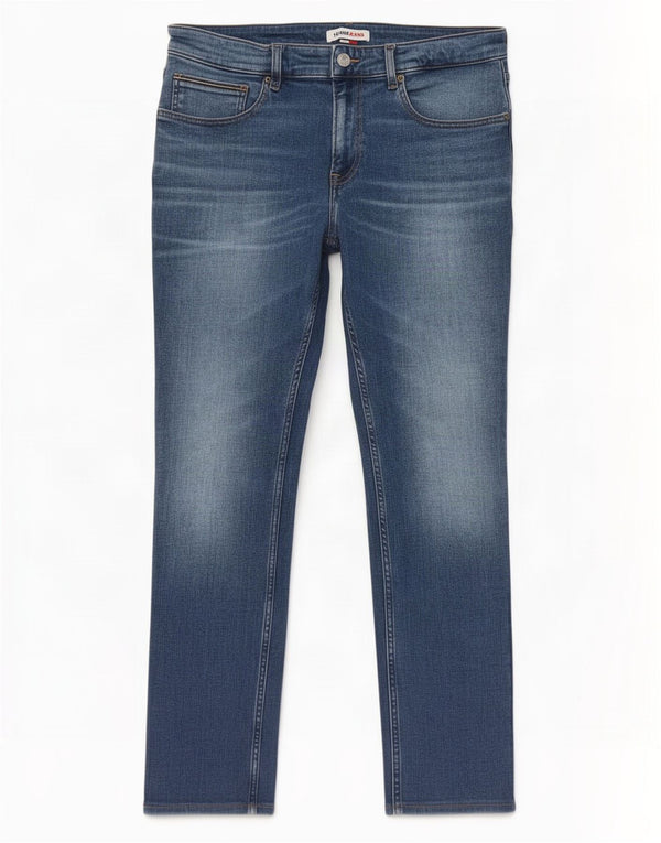 Tommy Hilfiger Damen Slim Jeans W36 L27 Blaue Baumwolle