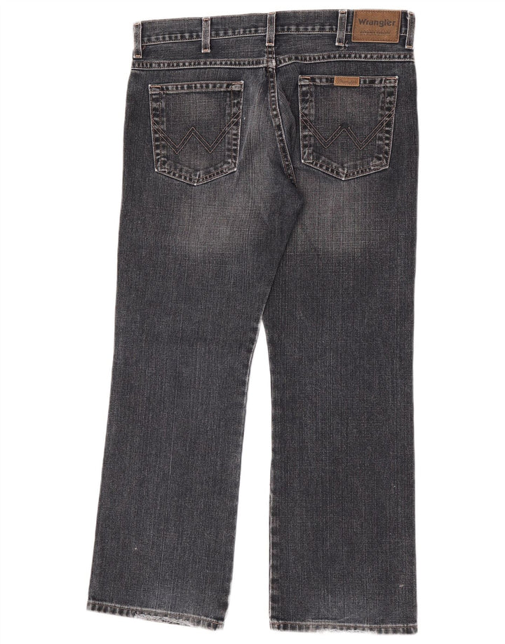 Wrangler Herren Bootcut Jeans W34 L30 Marineblaue Baumwolle
