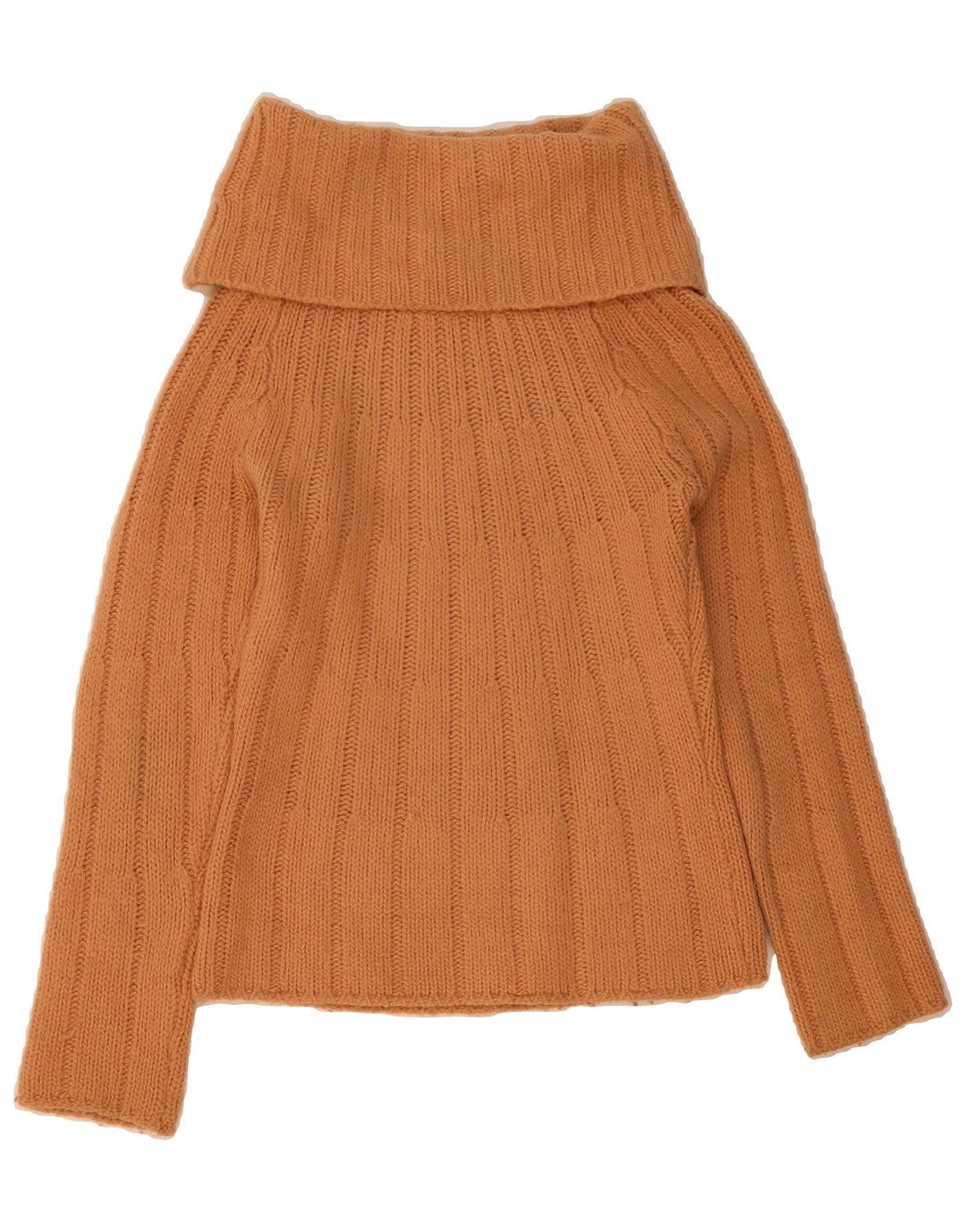 MASSIMO DUTTI Womens Roll Neck Jumper Sweater UK 8 Small Beige Wool Vintage Massimo Dutti and Second-Hand Massimo Dutti from Messina Hembry 