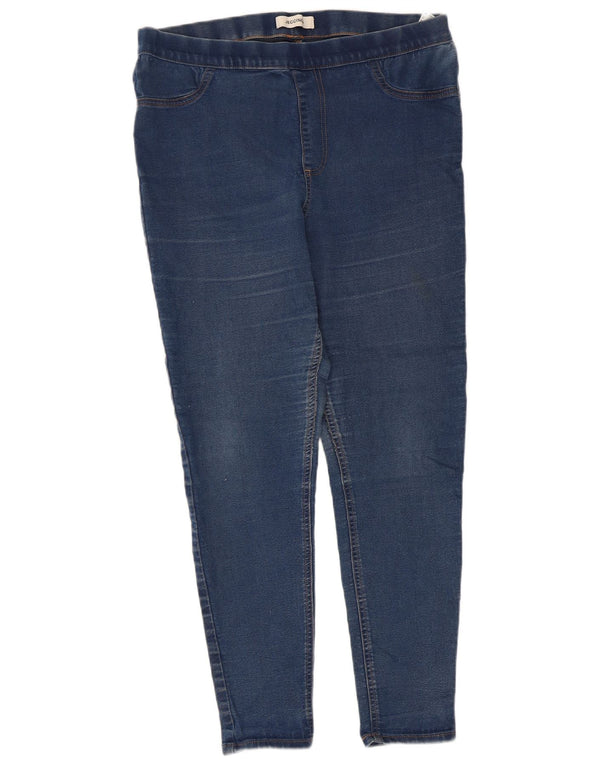 Marks & Spencer Damen Jegging-Jeans UK 16 Large W34 L26 Blaue Baumwolle