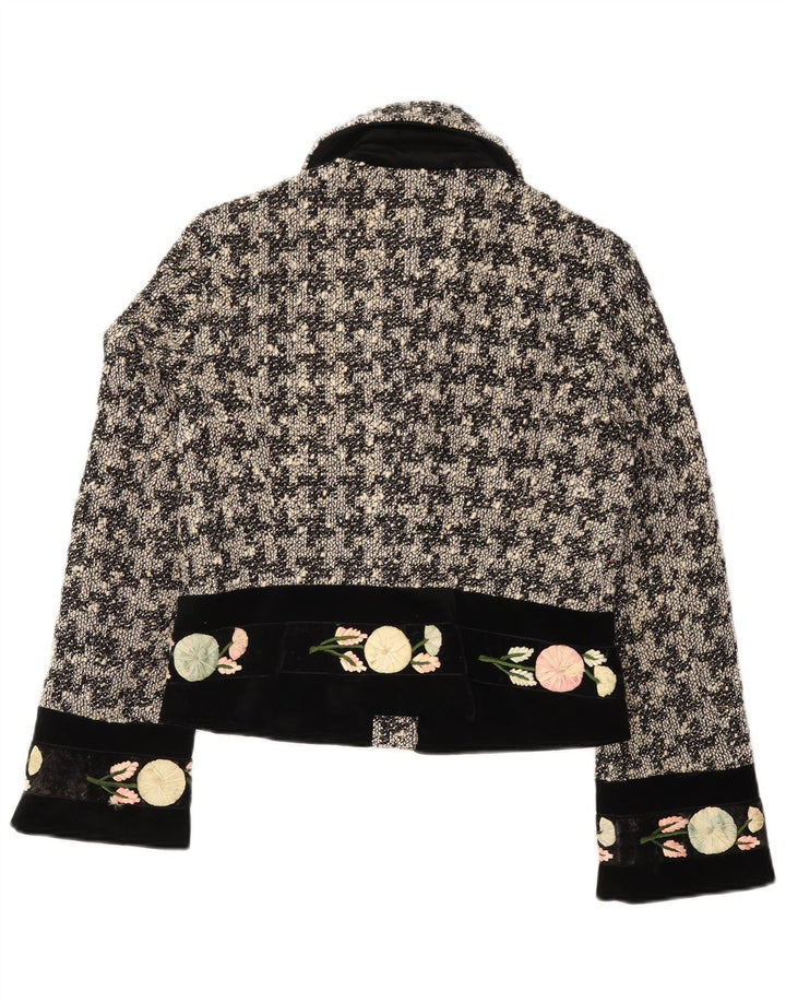 Mariella Burani Damen 5-Knopf-Blazerjacke UK 14 Mittelschwarz