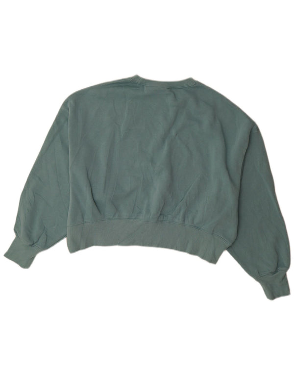 Nike Damen-Sweatshirt in Übergröße, Gr. 6, XS, grüne Baumwolle