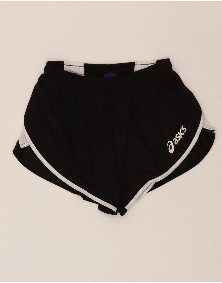 ASICS Damen Badeshorts UK 14 Large Schwarz Colourblock Polyester