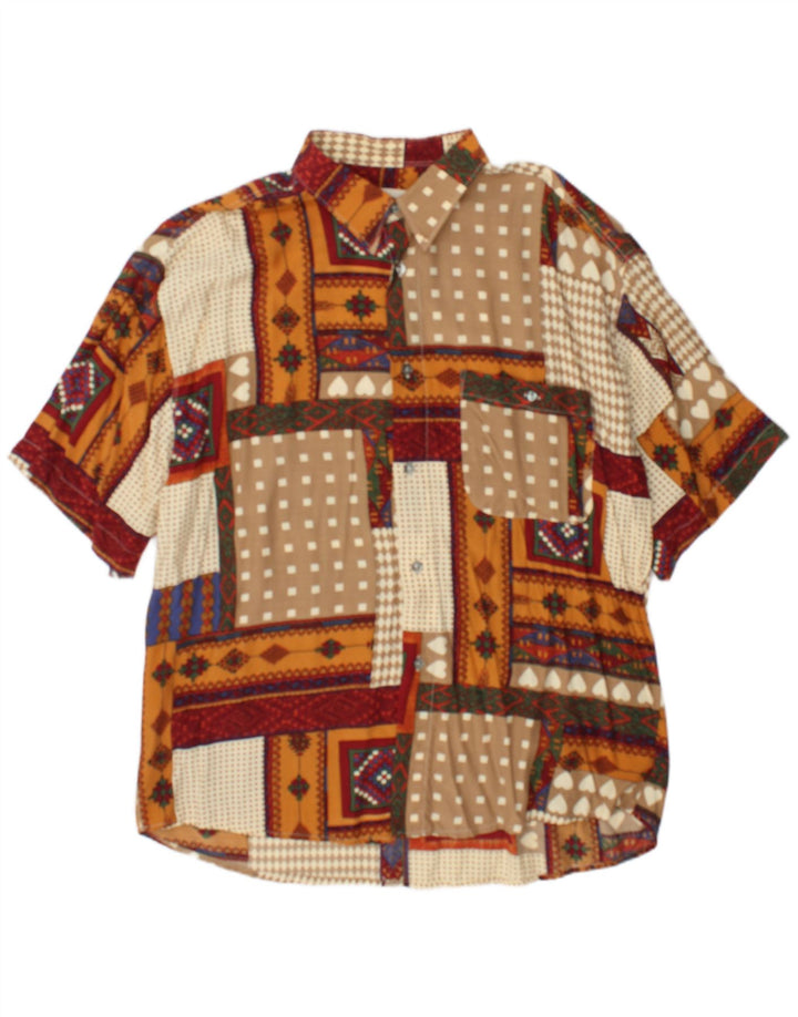 Tipo' S Herren Kurzarmhemd XL Mehrfarbig Patchwork
