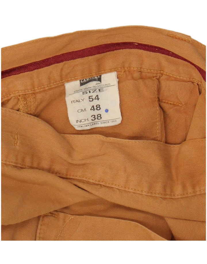 Carrera Herren-Bermudashorts W38 XL, gelbe Baumwolle