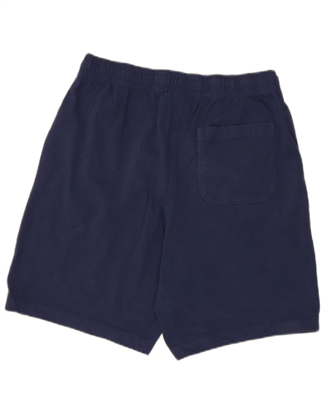 Nike Herren-Sportshorts aus mittelblauer Baumwolle in Marineblau