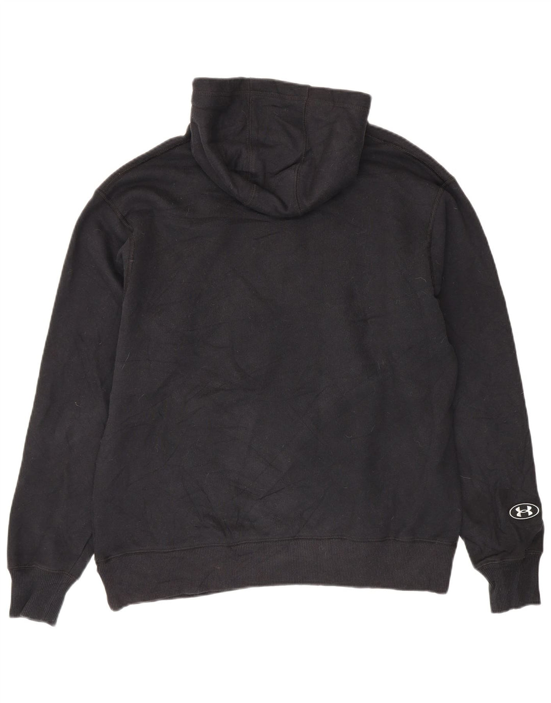 Under Armour Herren-Kapuzenpullover mit Grafik, mittelschwarz, Baumwolle