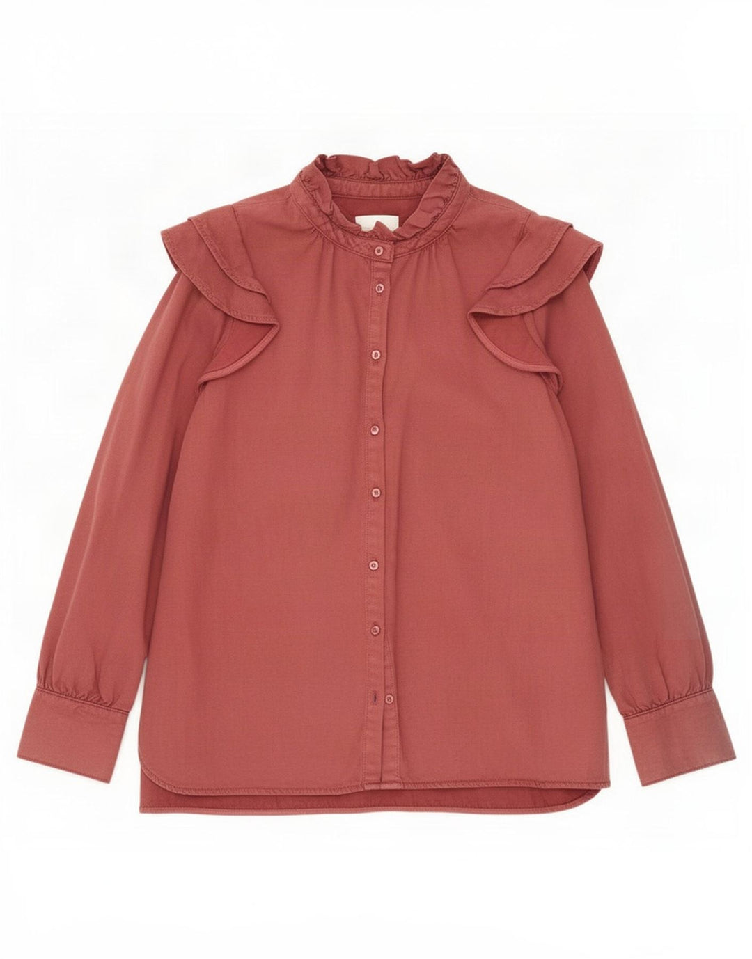 Second Female Damen-Hemdbluse UK 12 Medium Burgund Lyocell