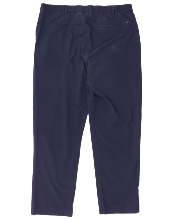 Gerade Chino-Hose für Herren von Izod, Breite 40, Länge 30, Marineblau, Polyester
