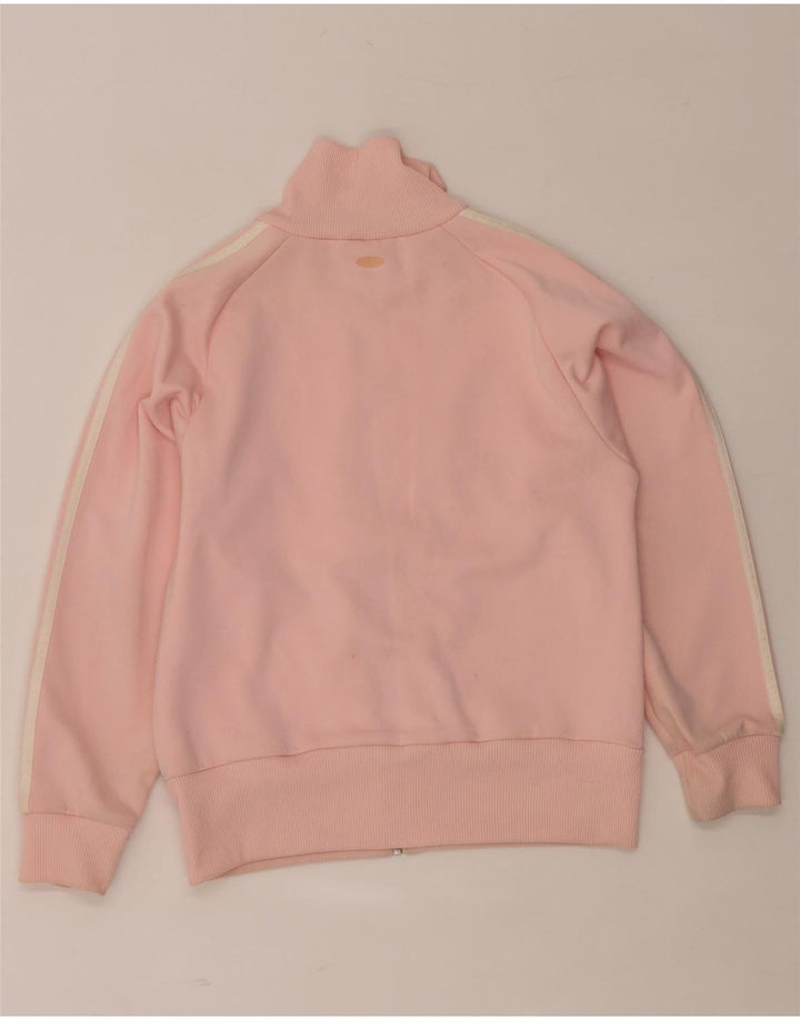 Adidas Damen-Trainingsanzug-Oberteiljacke UK 10 Small Pink Colourblock Polyester