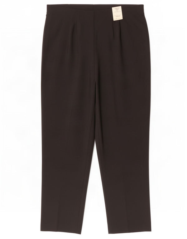 Marks & Spencer Damen Kurz geschnittene Hose UK 14 Medium W31 L25 Schwarz