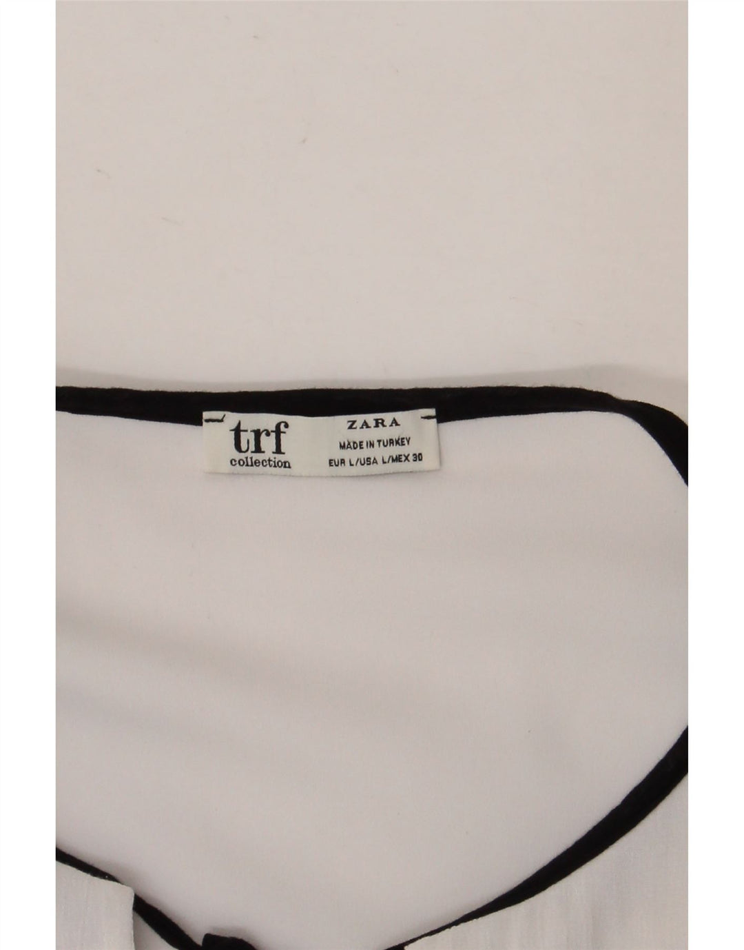 Zara Damen Bluse Top UK 16 Large Weiß
