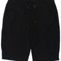 EDDIE BAUER Womens Sport Shorts UK 10 Small  Black Cotton Vintage Eddie Bauer and Second-Hand Eddie Bauer from Messina Hembry 