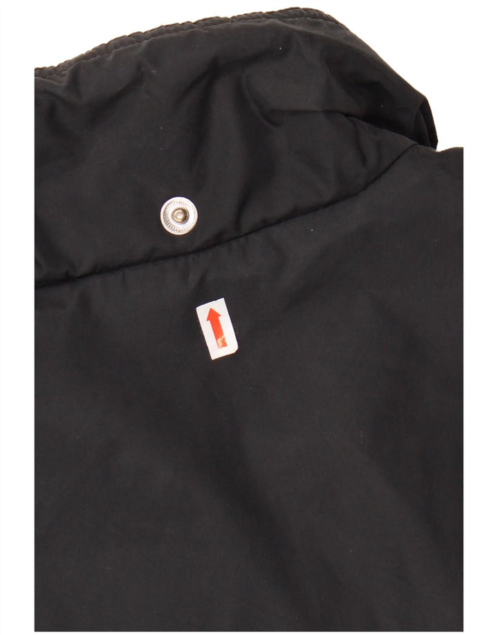 Adidas Herren Graphic Windbreaker Mantel UK 38/40 Medium Schwarz Polyamid