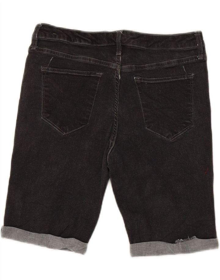 MOSSIMO Womens Denim Shorts US 12 Large W31 Black Cotton Vintage Mossimo and Second-Hand Mossimo from Messina Hembry 