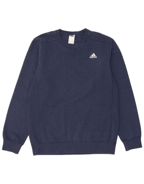 Adidas Herren Sweatshirt Pullover Medium Marineblau Baumwolle