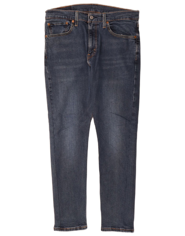 Levi's Damen 512 Slim Tapered Jeans W32 L30 Blaue Baumwolle