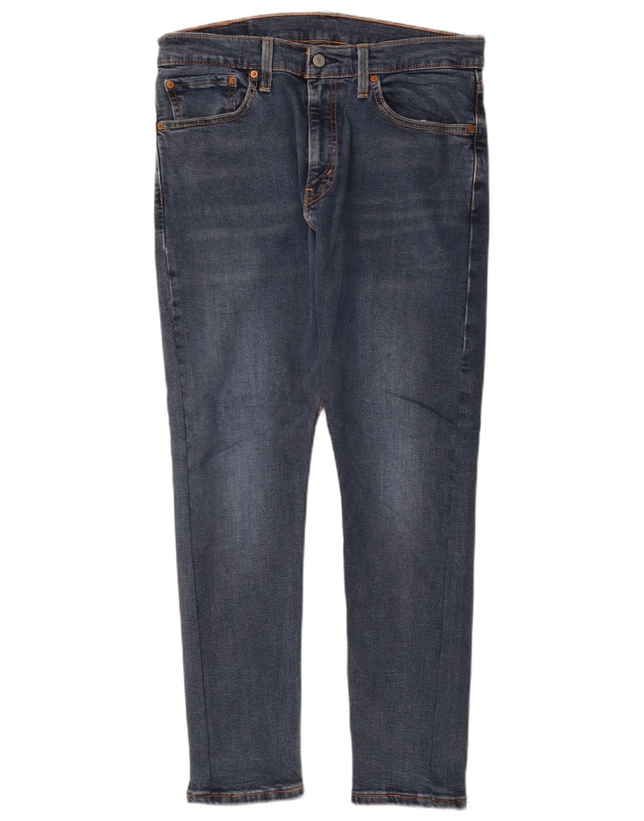 Levi's Damen 512 Slim Tapered Jeans W32 L30 Blaue Baumwolle