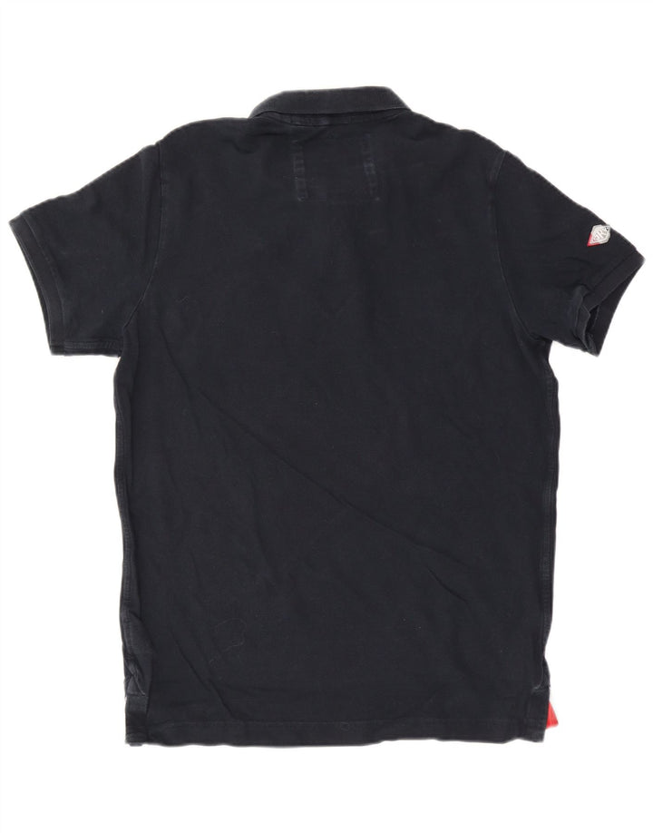 Superdry Herren-Poloshirt 2XL aus marineblauer Baumwolle