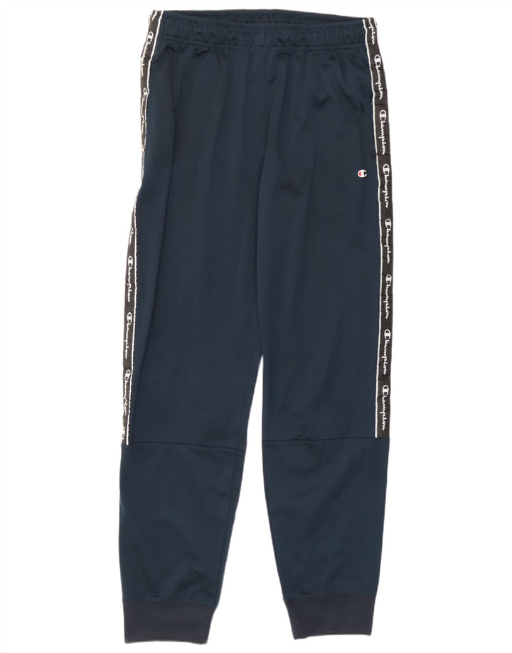 Champion Herren-Trainingshose mit Grafik, Größe L, Marineblau, Polyester