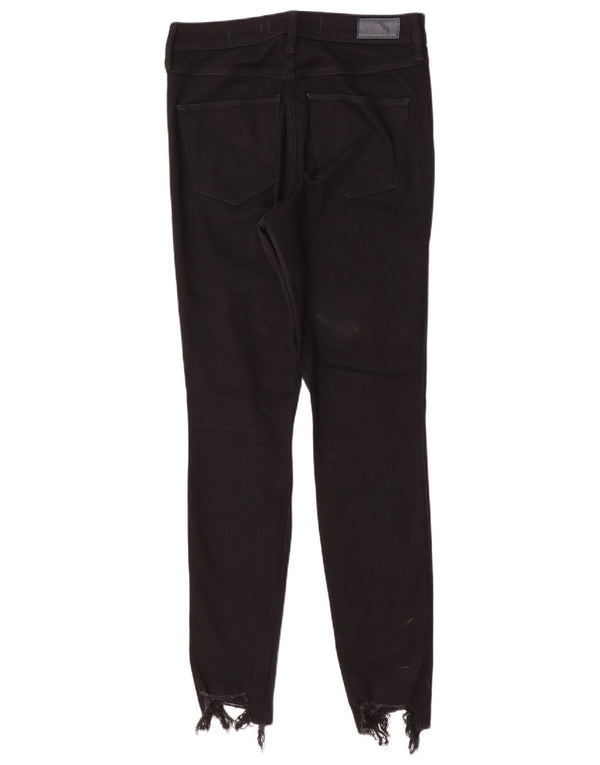 Hollister Damen Skinny Jeans W29 L30 Schwarz Baumwolle