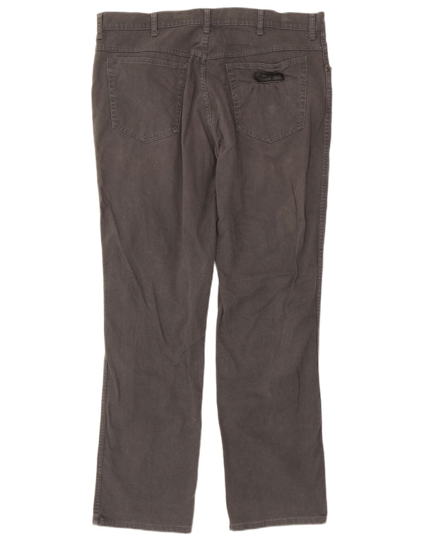 Wrangler Herren Texas Stretch Gerade Freizeithose W40 L34 Graue Baumwolle