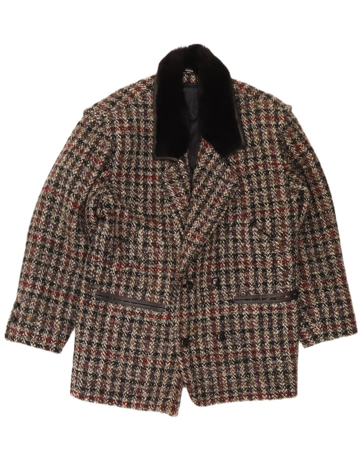 Breco's zweireihiger Herren-Blazer IT 48, mittelgroß, mehrfarbig kariert