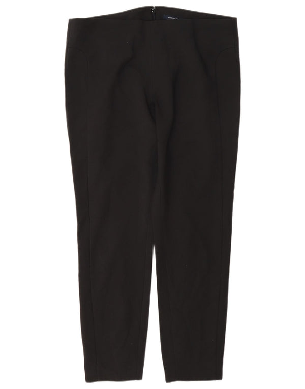 French Connection Damen Tapered Casual Hose UK 12 Medium W34 L27 Schwarz