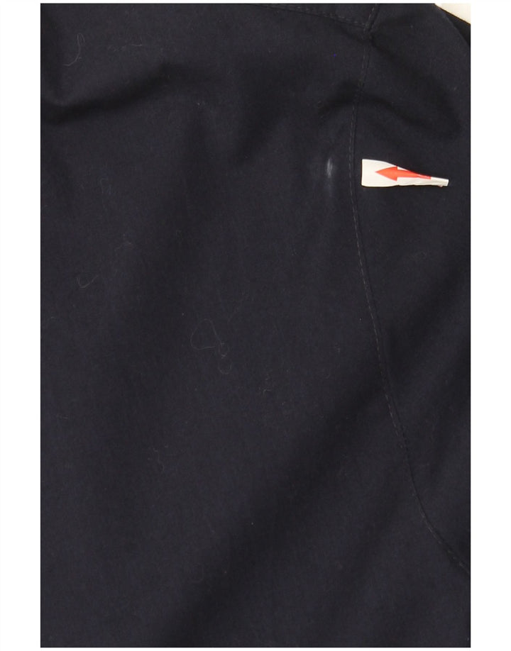 Vintage Damen Übergroßer Wendemantel UK 18 XL Marineblau