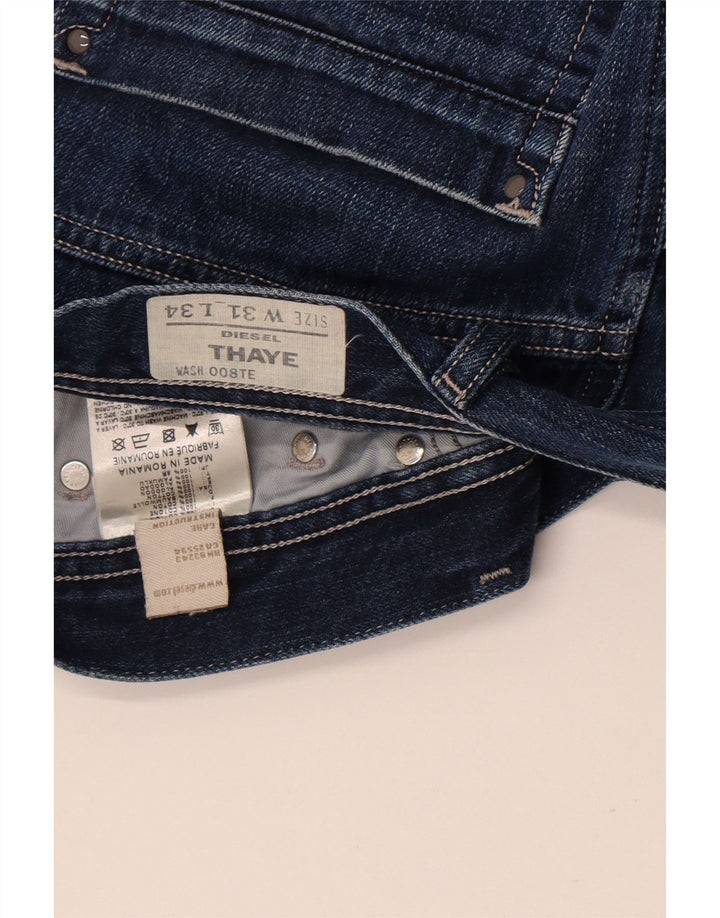 Diesel Herren Thaye Slim Jeans W31 L34 Blaue Baumwolle