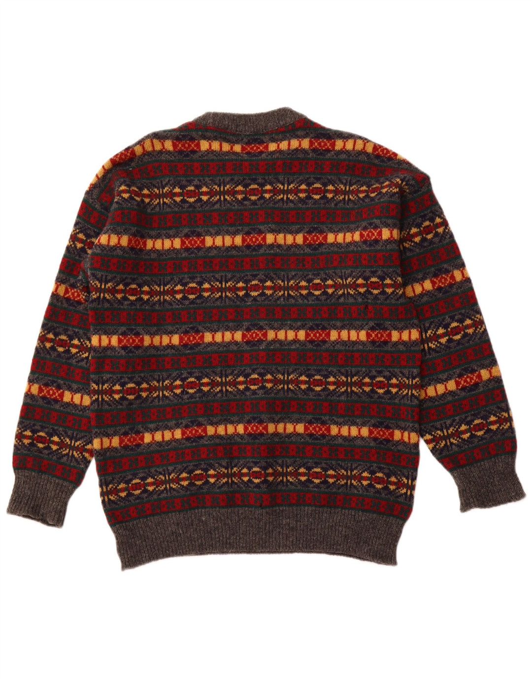 ST. BERNARD Herren-Pullover mit Rundhalsausschnitt, groß, mehrfarbig, Fair Isle
