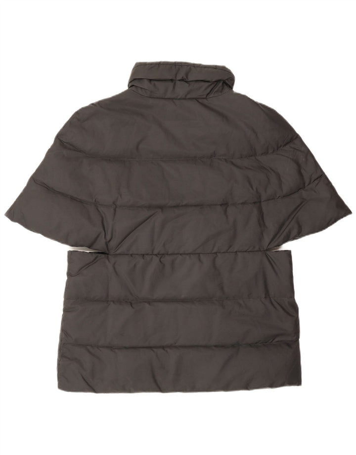 Max & Co. Kurzärmlige gepolsterte Damenjacke UK 12 Mittelschwarzes Polyester