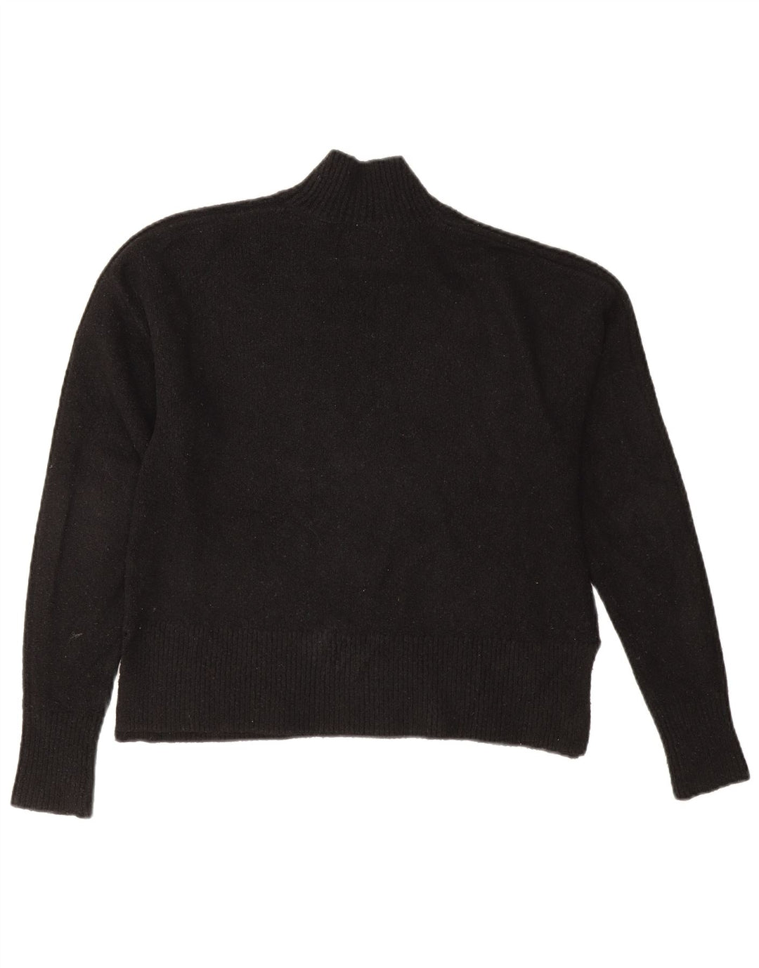 Jack Wills Damen-Pullover, übergroß, Rollkragenpullover, Gr. 8, Schwarz