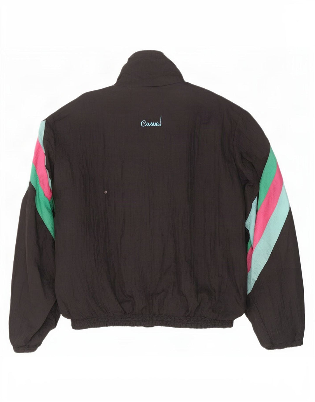 Creation Herren-Trainingsanzug-Oberteil, Jacke, XL, Schwarz, Colourblock-Polyamid