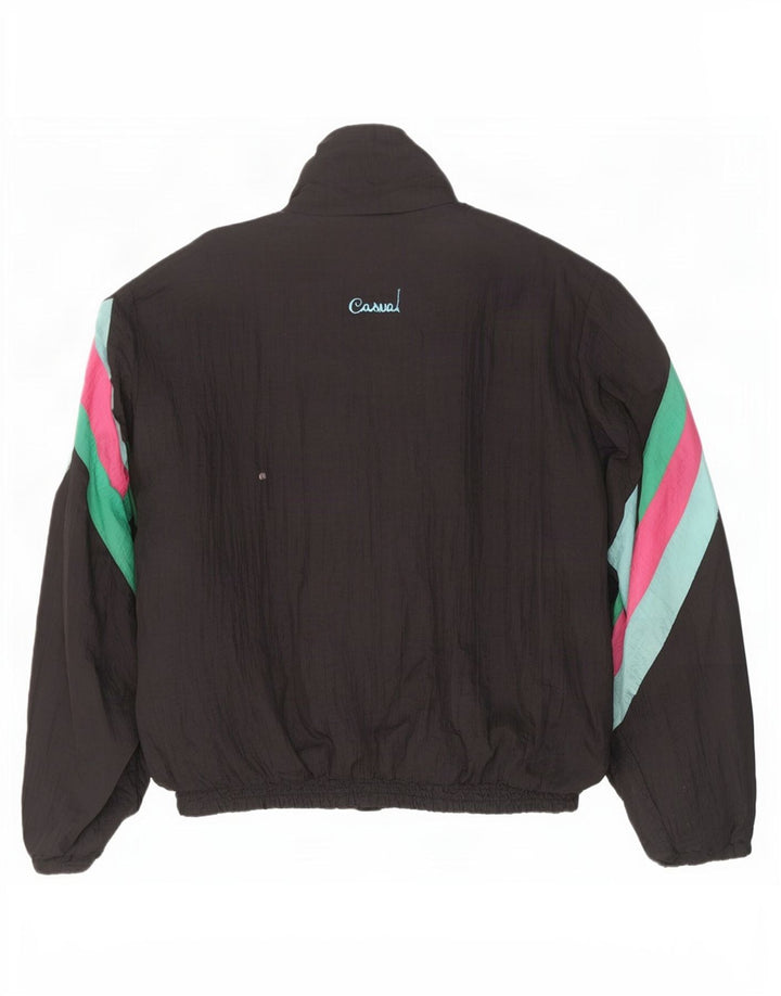 Creation Herren-Trainingsanzug-Oberteil, Jacke, XL, Schwarz, Colourblock-Polyamid