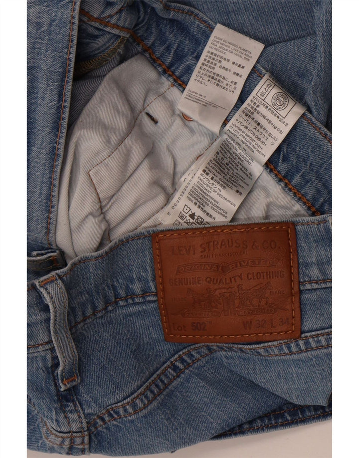 Levi's Herren 502 Tapered Jeans W32 L28 Blaue Baumwolle