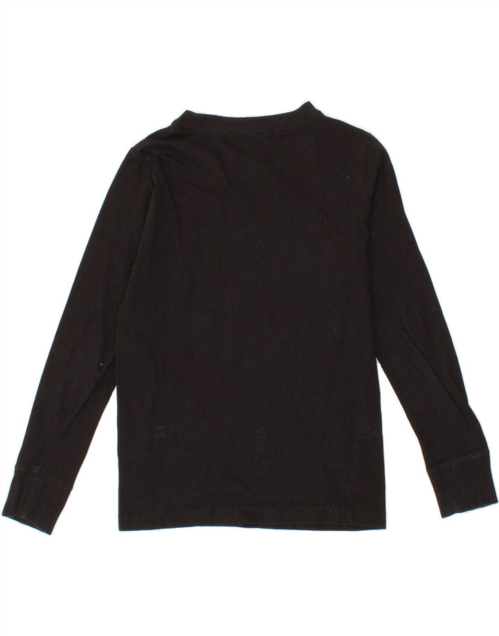 LEVI'S Boys Graphic Top Long Sleeve 9-10 Years Black Vintage Levi's and Second-Hand Levi's from Messina Hembry 