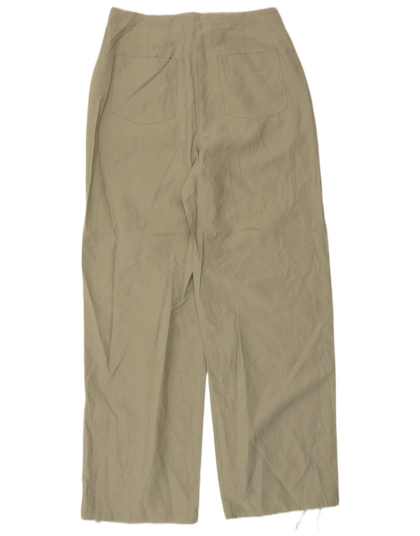 Marks & Spencer Damen Gerade Chinohose UK 10 Small W30 L31 Khaki