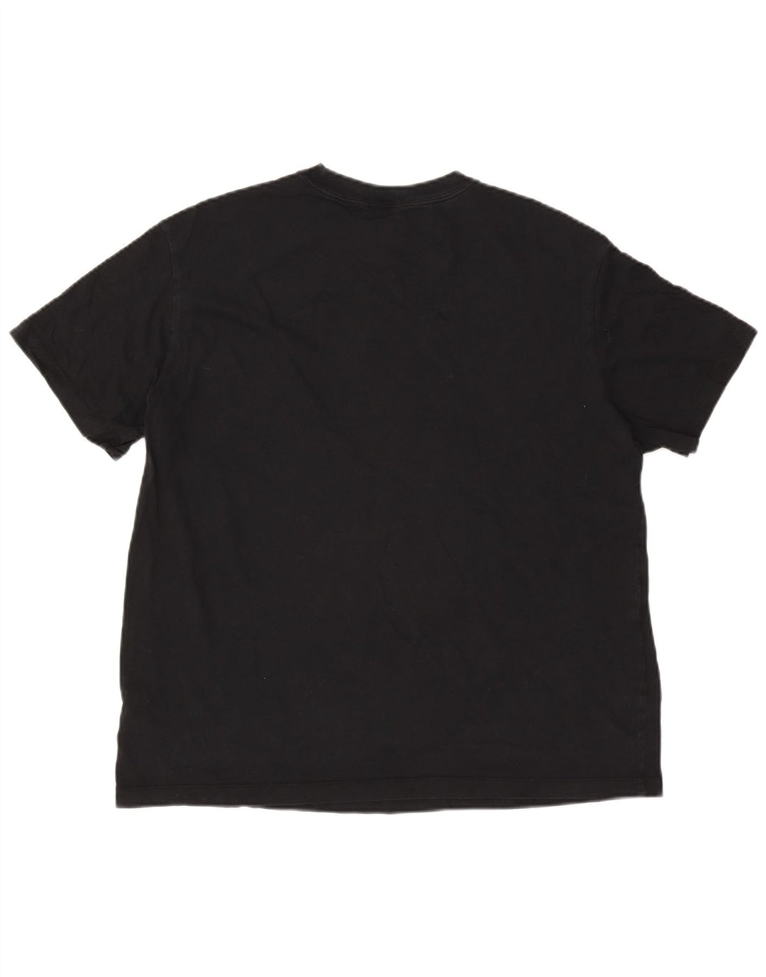 Nike Herren T-Shirt Top Large Schwarz Baumwolle