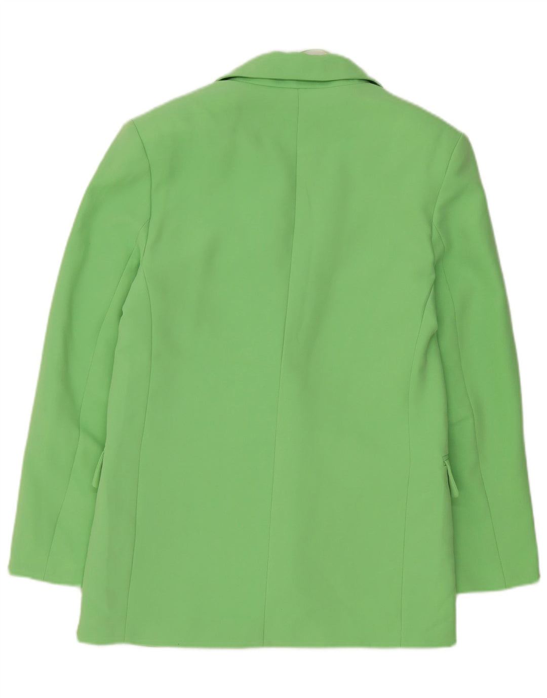 Zara Damen-Blazer mit 1 Knopf, übergroß, Gr. 6, XS, Grün, Polyester