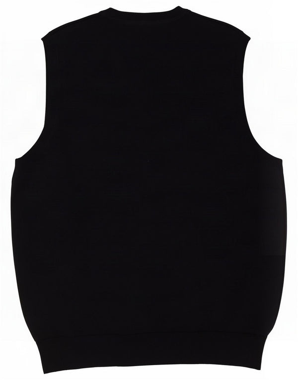 Marks & Spencer Herren Weste Tank Top Groß Marineblau Baumwolle