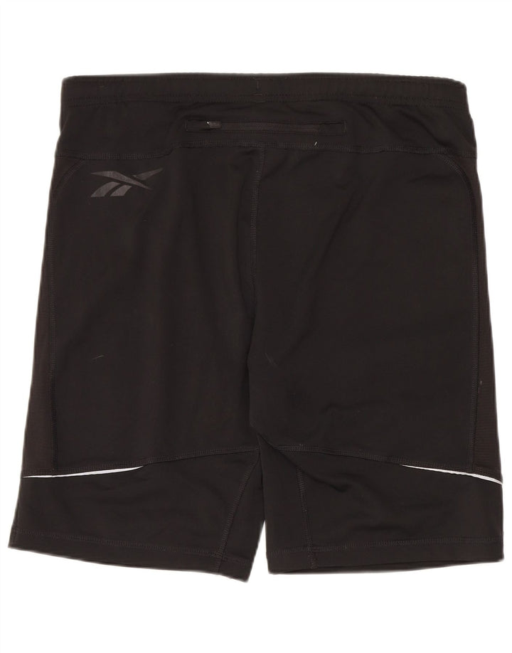 Reebok Herren Sportshorts Large Schwarz Polyester