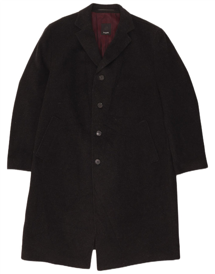 Bugatti Herrenmantel UK 42 XL Graue Wolle