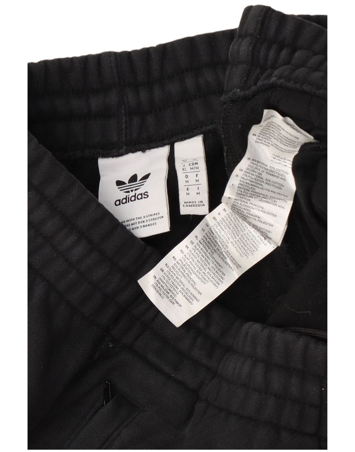 Adidas Herren-Trainingshose, Jogginghose, mittelschwarz, Baumwolle
