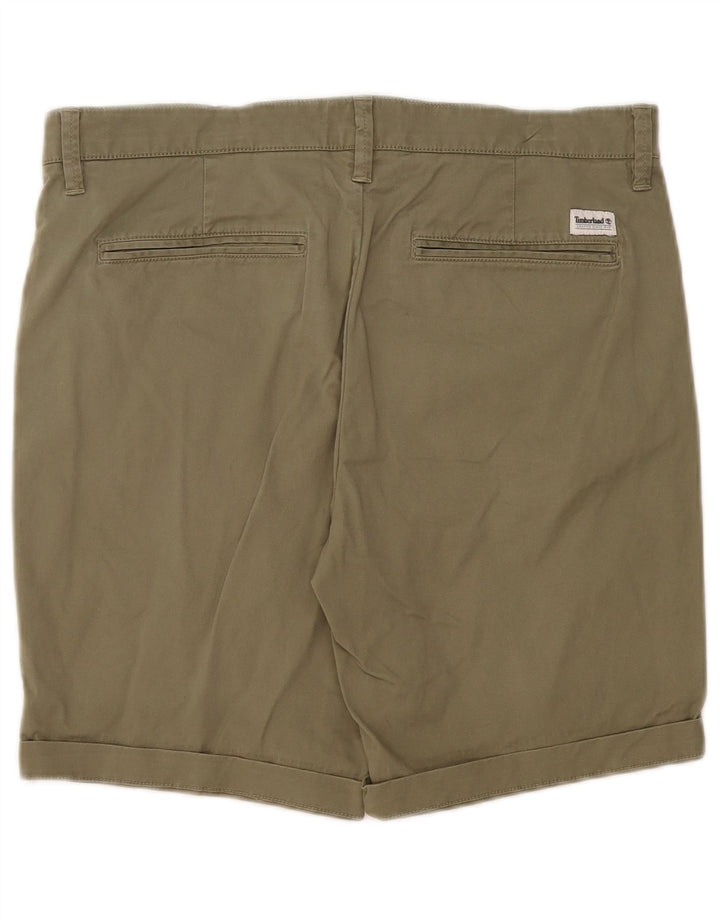 Timberland Herren Chinoshorts W33 Medium Khaki Baumwolle