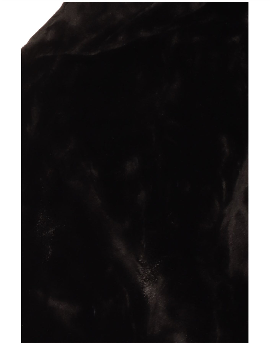 Misstwidd Damen Kunstpelzmantel IT 44 Mittelschwarzes Acryl