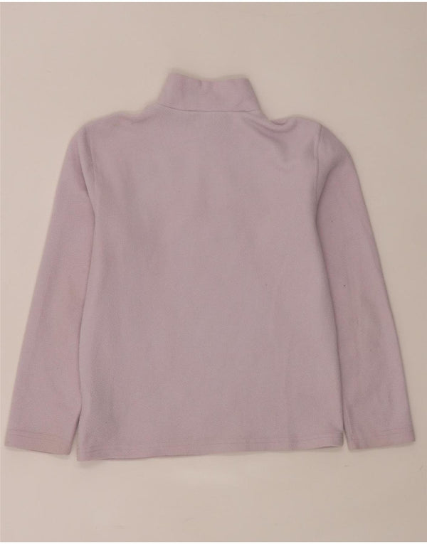 The North Face Mädchen-Fleecepullover mit Reißverschluss am Hals, 11–12 Jahre, Größe L, Lila