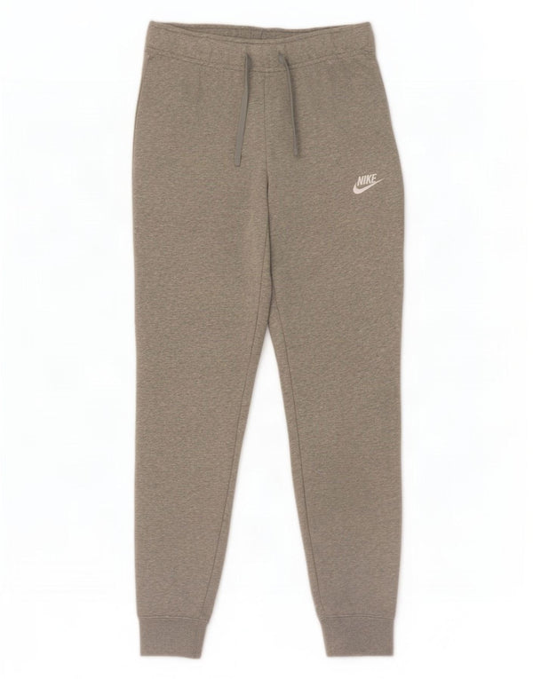 Nike Damen-Trainingshose, Jogginghose, Größe S, Größe S, Grau, Baumwolle