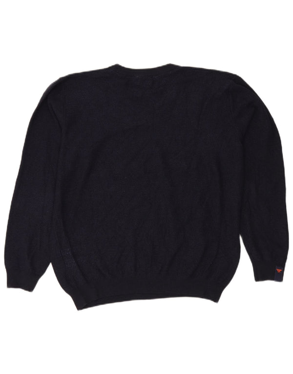 Avirex Pullover mit V-Ausschnitt für Jungen, 11–12 Jahre, marineblaue Viskose